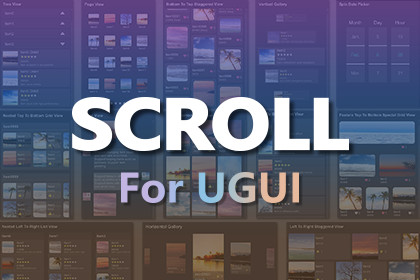 Unity UGUI Super ScrollView 2.5.4 相册菜单列表滑动UI界面-怪豆资源