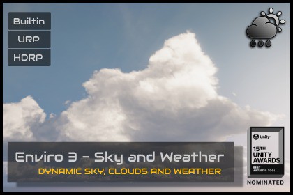 Unity Enviro 3 Sky and Weather 3.1.7a 动态天空天气系统-怪豆资源