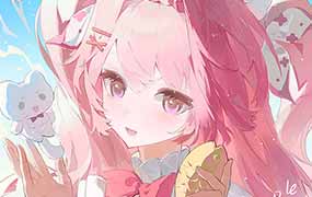 三口一清透光影色彩少女头像团练课2025年（高清画质带课件笔刷）-怪豆资源