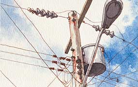 拓山明钢笔淡彩课程合集（画质清晰带课件）-怪豆资源