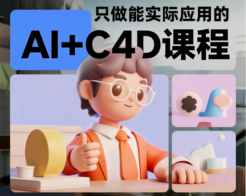 小木AIGC+C4D产品渲染课程-怪豆资源