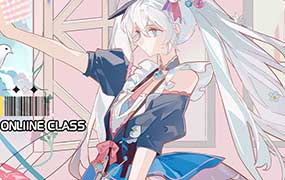 原野烟风日系立绘设计团练第2期（高清画质带课件笔刷）-怪豆资源