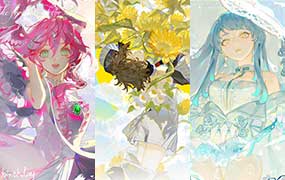 末菻氛围感人物插画团练2025年（高清画质带课件笔刷）-怪豆资源