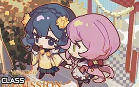 南执Q版立绘小场景插画团练2025年（高清画质带课件笔刷）-怪豆资源