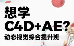 白无常x林畅达C4D+AE动态视觉综合提升班第4期（高清画质带素材）-怪豆资源