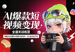 AI 爆款短视频创作变现全通关训练课-怪豆资源