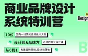 数艺设商业品牌设计系统特训营2024年（高清画质无素材）-怪豆资源