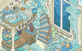 小鱼蛋子Q版房间设计团练2025年（高清画质带课件）-怪豆资源