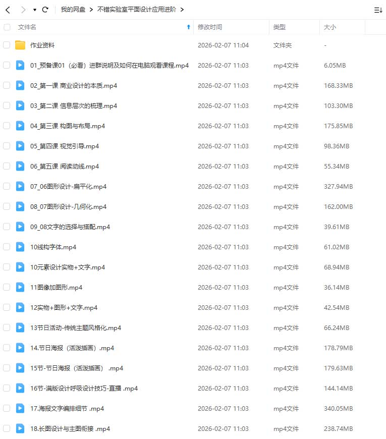 图片[1]-不错实验室平面设计应用进阶2024年（高清画质带素材）-怪豆资源