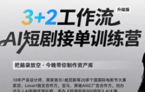 超级AI客第2期3+2工作流AI短剧接单训练营2026年（高清画质带部分资料）-怪豆资源