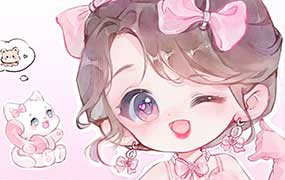 佳儿Q版专题插画课第3期2025年（高清画质带笔刷）-怪豆资源