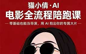 猫小倩AI电影制作全流程陪跑课2026年（高清画质带资料）-怪豆资源