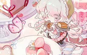 秋秋晚信第2期Q版立绘清透色彩团练2026年（高清画质带课件笔刷）-怪豆资源