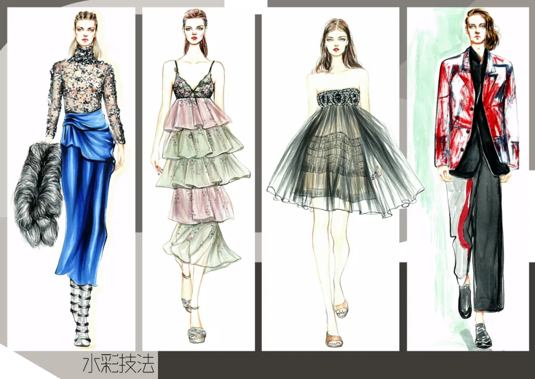 服装手绘效果图班！马克笔、水彩、彩铅，全面提升手绘技能！系统学习！-怪豆资源
