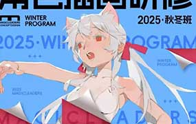 曼奇立德角色插画研修秋冬班2026年1月结课（高清画质带课件笔刷）-怪豆资源