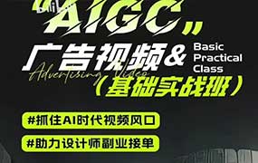 锐童鞋AIGC广告视频实战第1期2025年（高清画质带部分素材）-怪豆资源