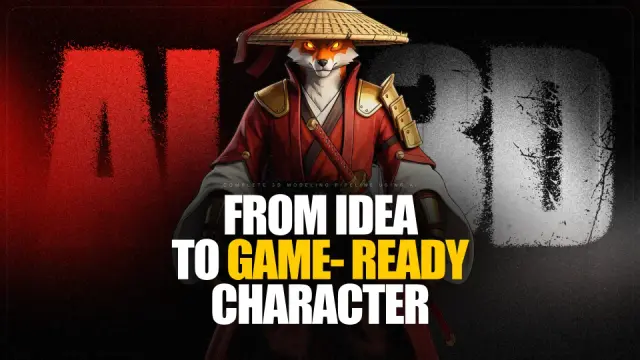 AIx3D FROM IDEA TO GAME- READY CHARACTER-怪豆资源