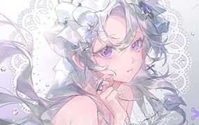 兜比清透色彩少女人像团练2026年（高清画质带课件笔刷）-怪豆资源