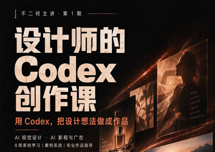 不二何 《设计师的Codex创作课》第1期-怪豆资源