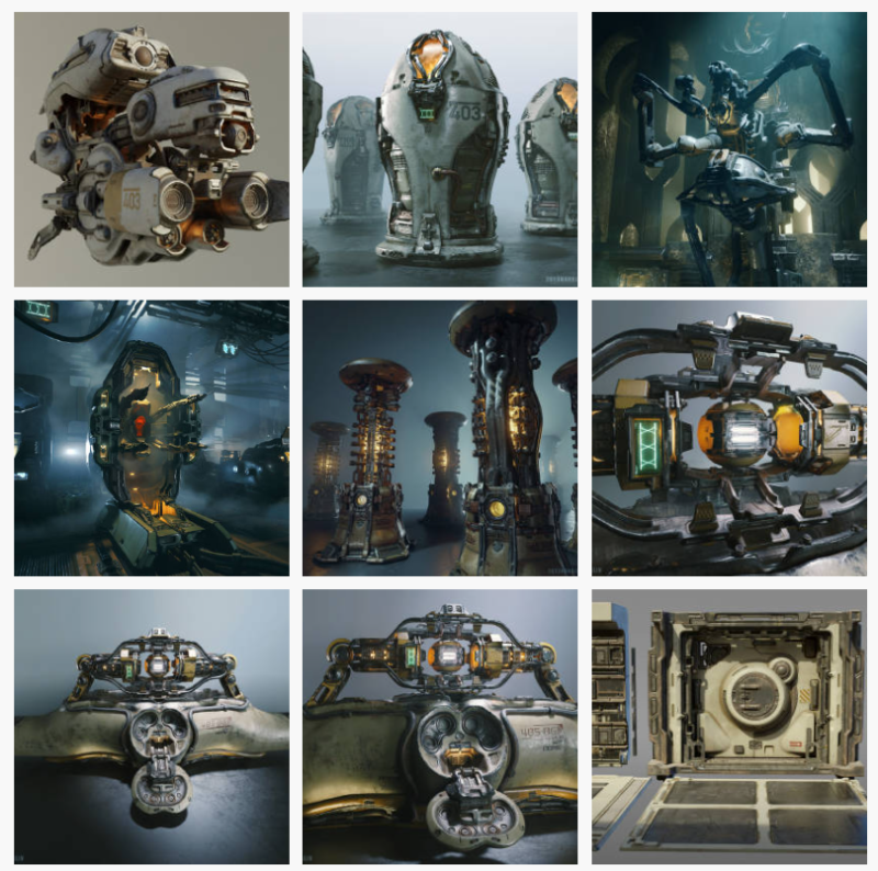 创意齿轮和Norris老师 3D coat概念设计课-怪豆资源