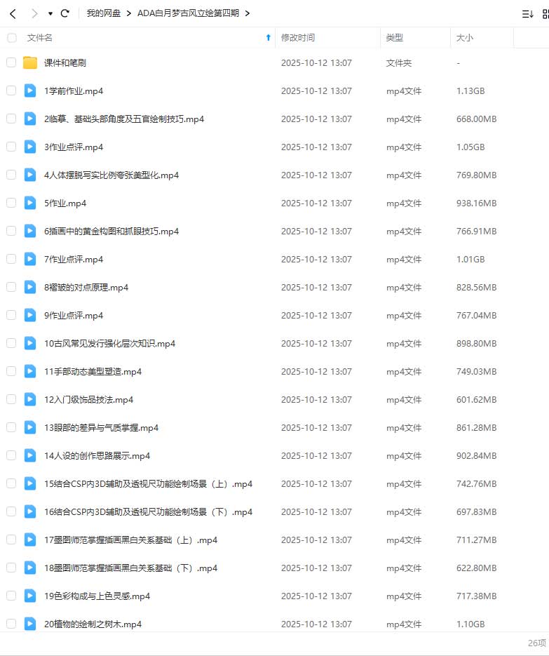 图片[2]-ADA白月梦古风立绘第4期（高清画质带课件笔刷）-怪豆资源
