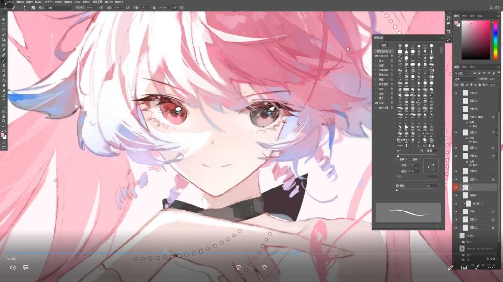 图片[3]-薇薇来迟唯美半身像少女团练2025年（高清画质带课件笔刷）-怪豆资源