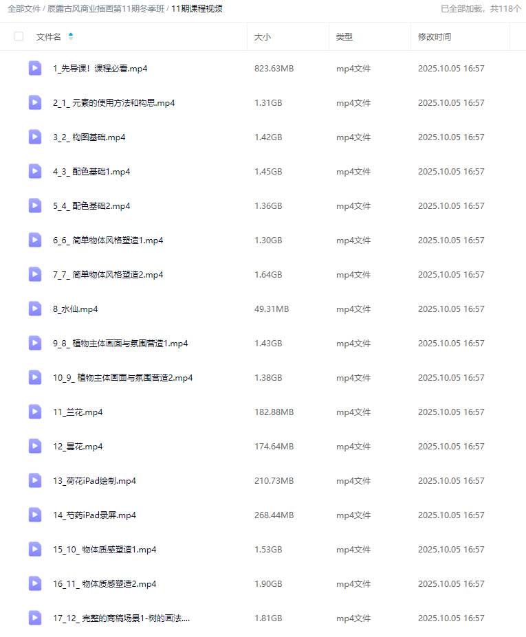 图片[2]-辰露古风商业插画第11期冬季班2024年（高清画质带素材）-怪豆资源