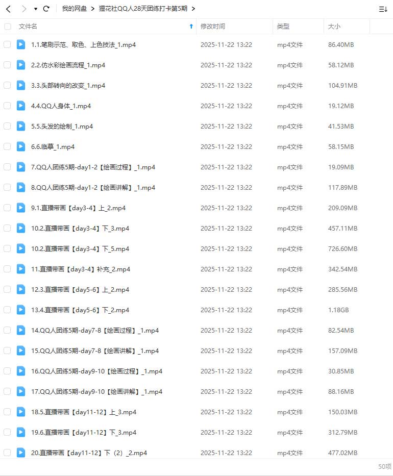 图片[2]-狸花社QQ人28天团练打卡第5期2024年（高清画质无素材）-怪豆资源
