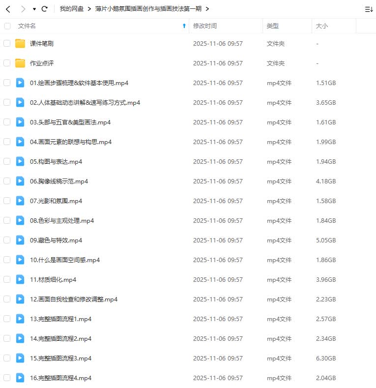 图片[1]-薄片小鹅氛围插画创作与插画技法色彩光影之旅第1期2025年（高清画质带课件笔刷）-怪豆资源