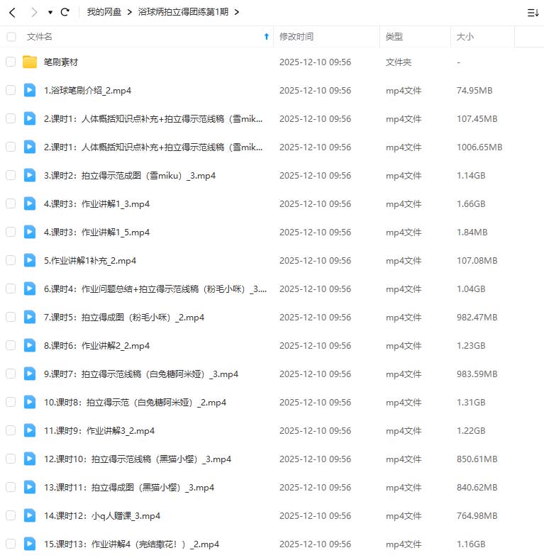 图片[1]-浴球炳正比胸像拍立得团练第1期2025年（画质清晰带笔刷）-怪豆资源