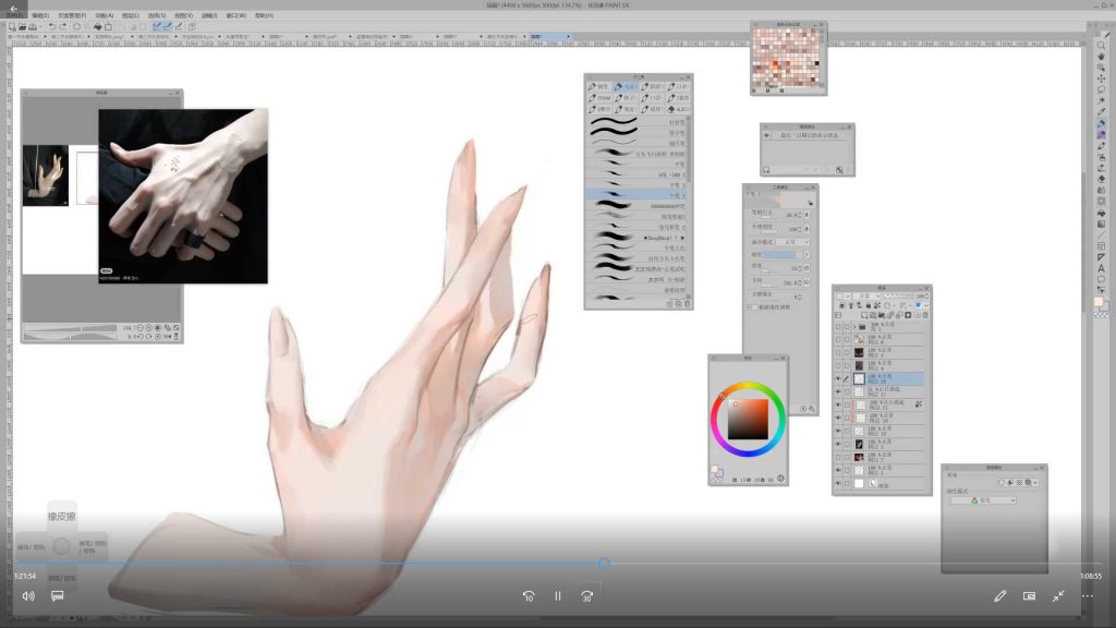 图片[1]-李富贵古风美型人物第6期基础+进阶2025年（高清画质带笔刷）-怪豆资源