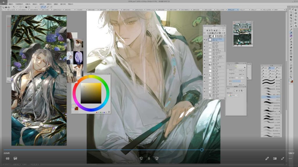 图片[2]-李富贵古风美型人物第6期基础+进阶2025年（高清画质带笔刷）-怪豆资源