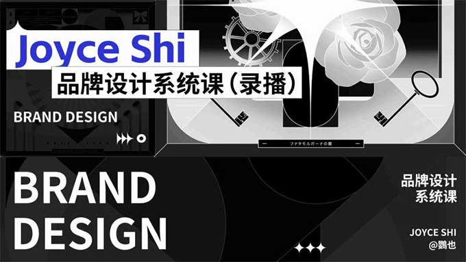 银河CG Joyce Shi品牌设计系统课2024年（高清画质无素材）-怪豆资源