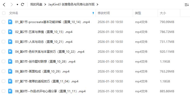 图片[1]-JayKimEl创意角色与风格化创作班（画质清晰带素材）-怪豆资源