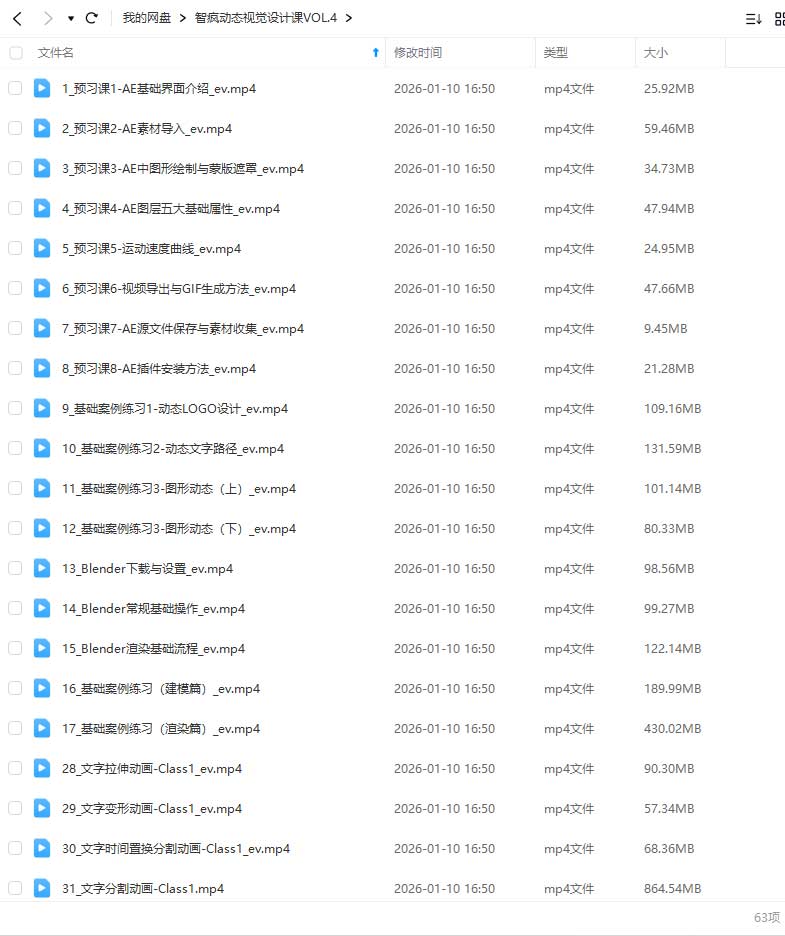图片[2]-智疯动态视觉设计课第4期2024年（高清画质无素材）-怪豆资源