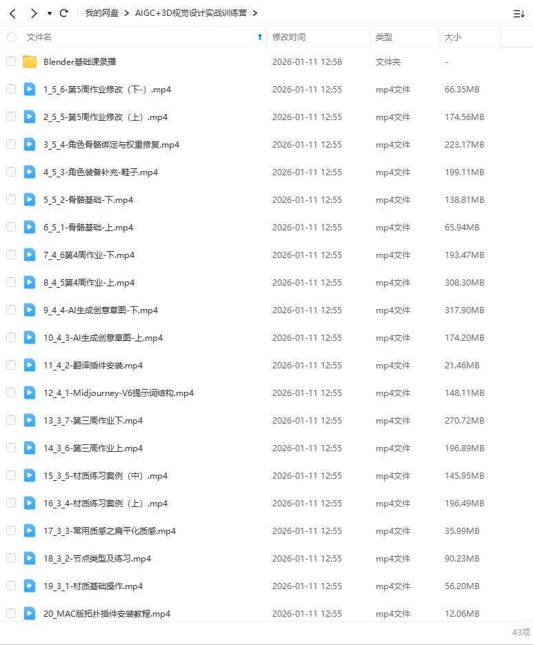 图片[2]-AIGC+3D视觉设计实战训练营2024年（高清画质无素材）-怪豆资源