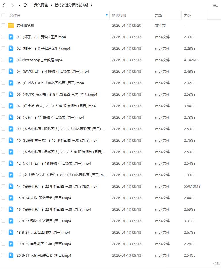 图片[2]-模特徐速涂团练第1期2025年（高清画质带课件笔刷）-怪豆资源
