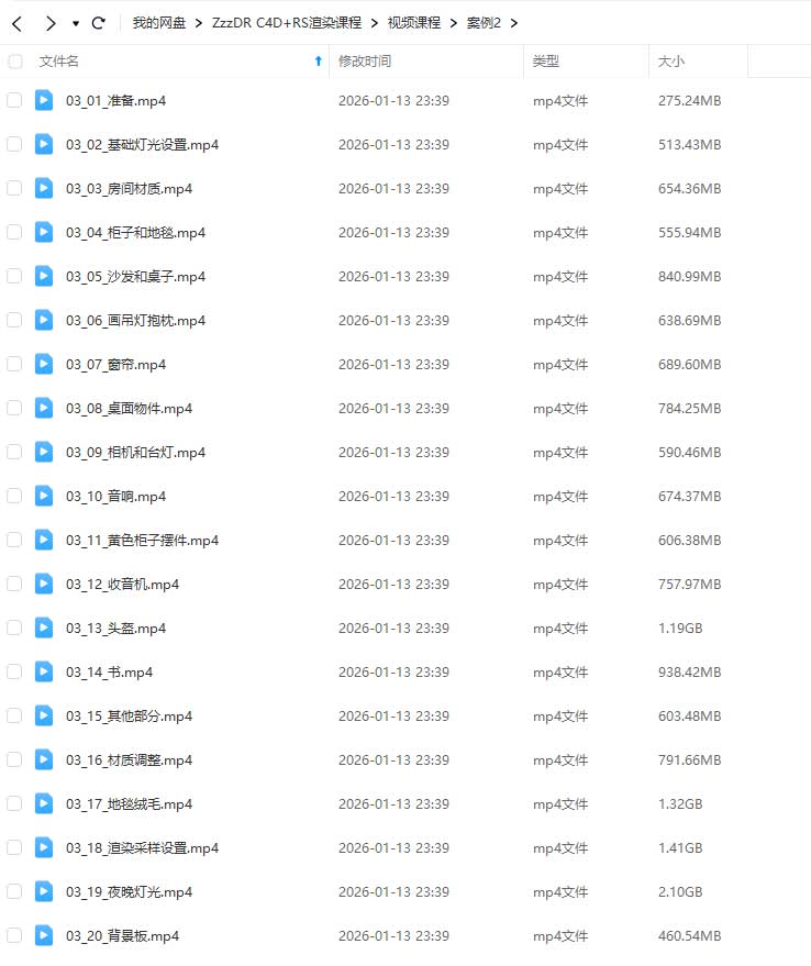 图片[2]-ZzzDR C4D+RS渲染课程2025年（高清画质带素材）-怪豆资源