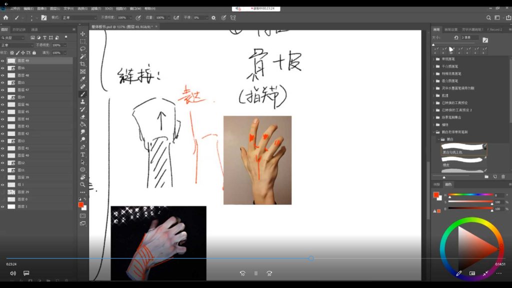 图片[2]-鲤清鹤白水墨人物插画创作课线条与淡彩第1期2025年（高清画质无素材）-怪豆资源