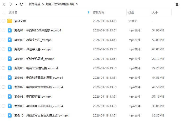 图片[2]-翘翘日志SD课程第1期2024年（高清画质带素材）-怪豆资源