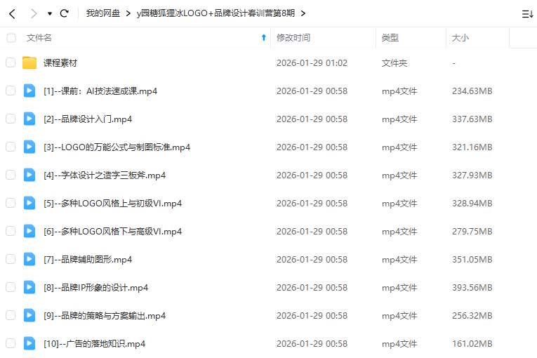 图片[2]-y园糖狐狸冰LOGO+品牌设计春训营第8期2024年（高清画质带部分素材）-怪豆资源