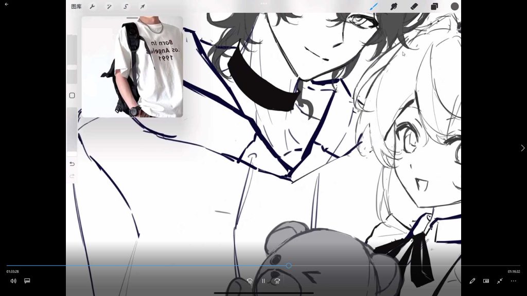 图片[2]-野生梨子兔双人互动胸像团练第2期2026年（高清画质带课件笔刷）-怪豆资源