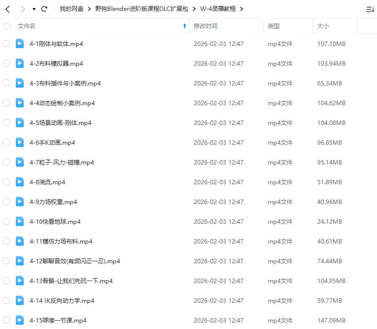 图片[2]-野狗Blender进阶版课程DLC扩展包（高清画质带素材）-怪豆资源