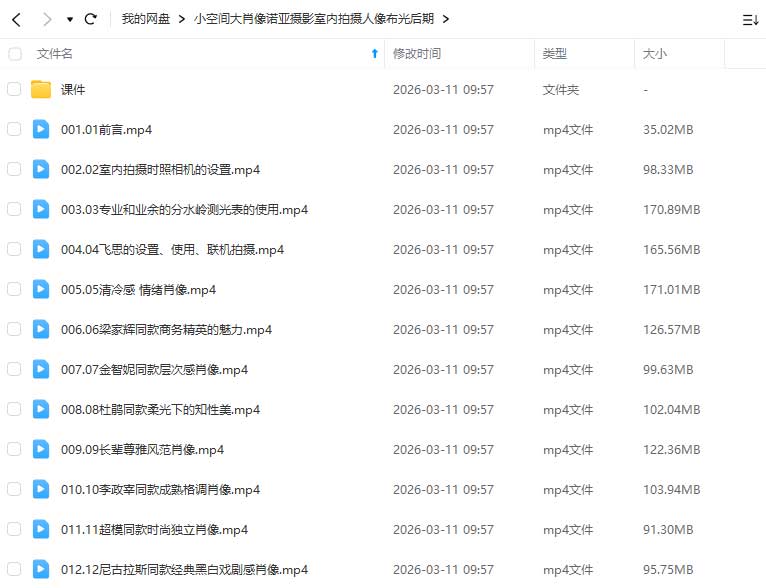 图片[1]-小空间大肖像诺亚摄影室内拍摄人像布光后期视频（高清画质带素材）-怪豆资源