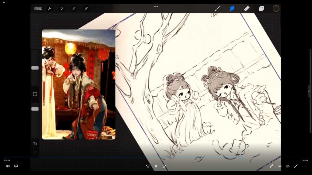 图片[3]-画小匠新年古风速写团练课（高清画质无素材）-怪豆资源