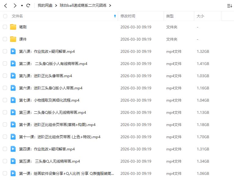 图片[1]-球白ball速成萌系二次元团练2026年（高清画质带课件笔刷）-怪豆资源