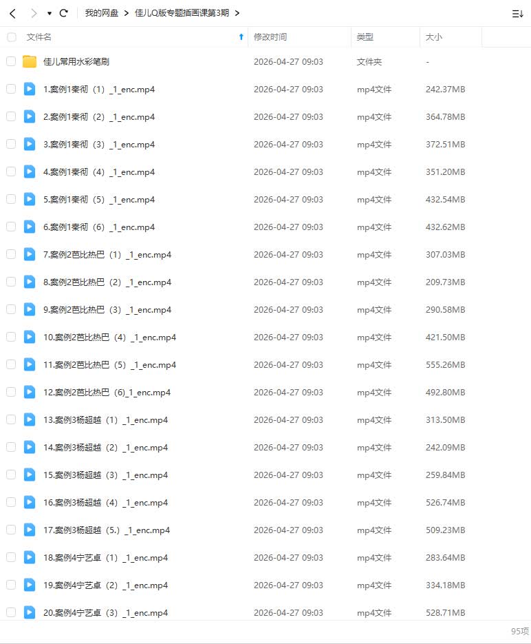 图片[1]-佳儿Q版专题插画课第3期2025年（高清画质带笔刷）-怪豆资源