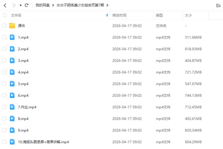 图片[2]-水水子第7期团练美少女组合页2026年（高清画质带课件）-怪豆资源