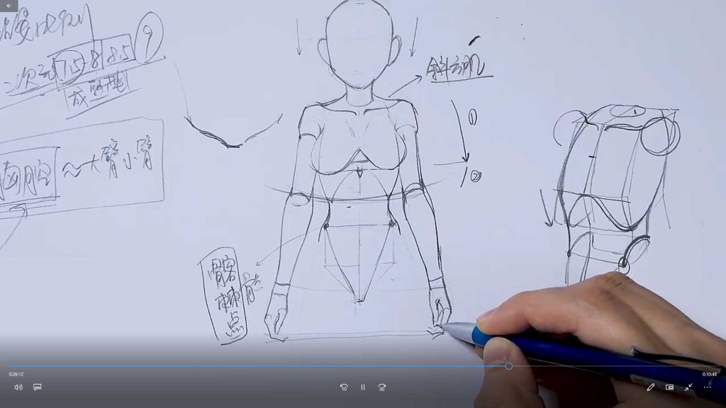 图片[2]-龙二零基础人体动态绘画课2025年（高清画质带素材）-怪豆资源