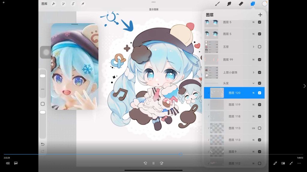 图片[2]-秋秋晚信第2期Q版立绘清透色彩团练2026年（高清画质带课件笔刷）-怪豆资源